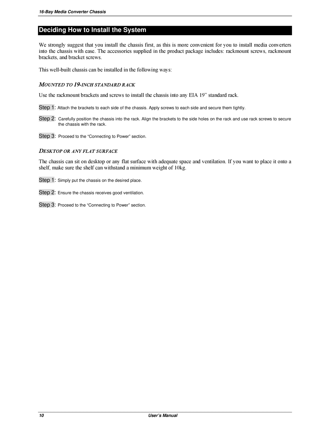 Black Box LB300A-RACK, Ethernet Extender & Media Converter Rack manual Deciding How to Install the System 