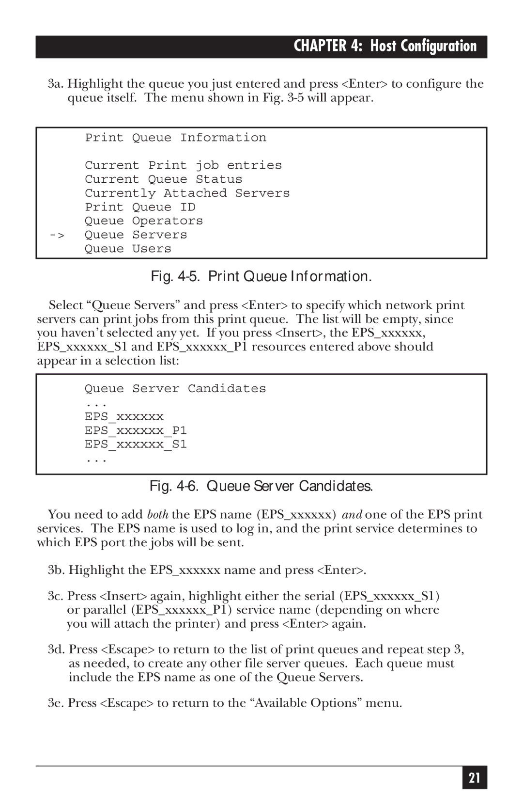 Black Box LE3700A-R2 manual Print Queue Information 