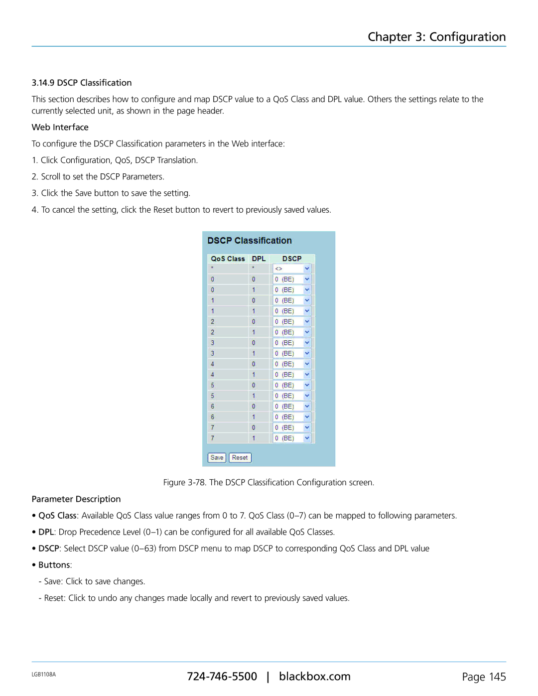 Black Box LGB1148A, LGB1126A, Managed Gigabit Switch, LGB1108A manual Configuration 