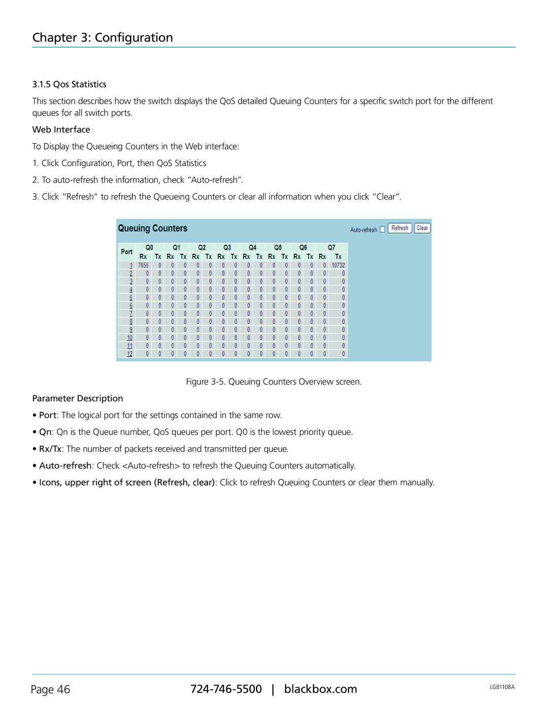 Black Box Managed Gigabit Switch, LGB1126A, LGB1148A, LGB1108A manual Configuration 