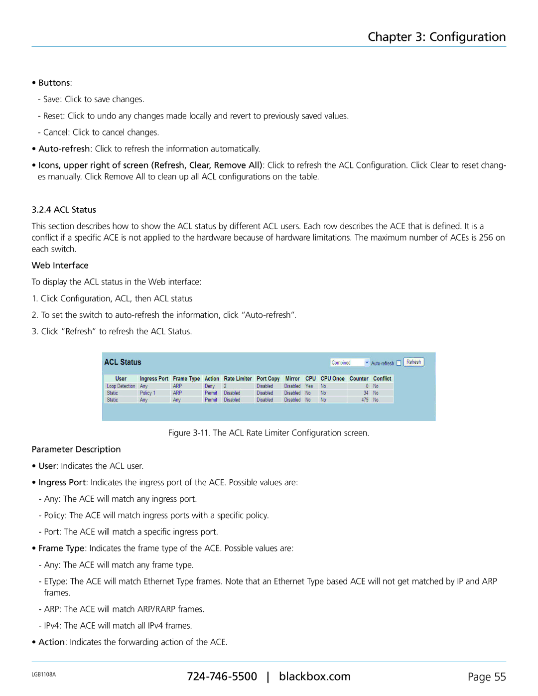 Black Box LGB1108A, LGB1126A, LGB1148A, Managed Gigabit Switch manual Configuration 