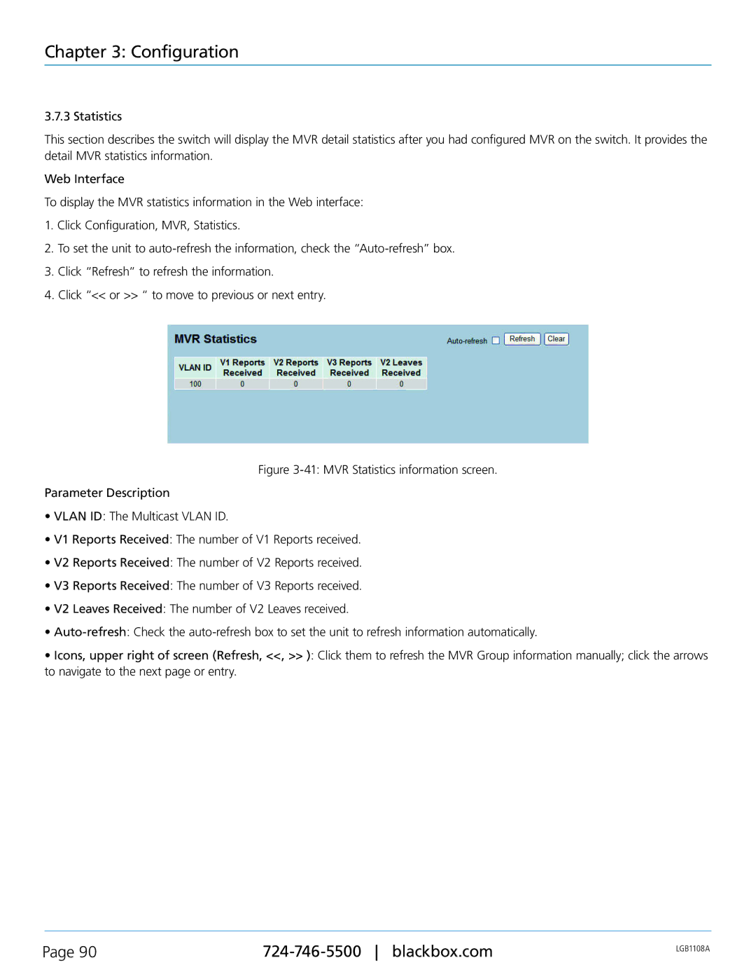 Black Box Managed Gigabit Switch, LGB1126A, LGB1148A, LGB1108A manual Configuration 