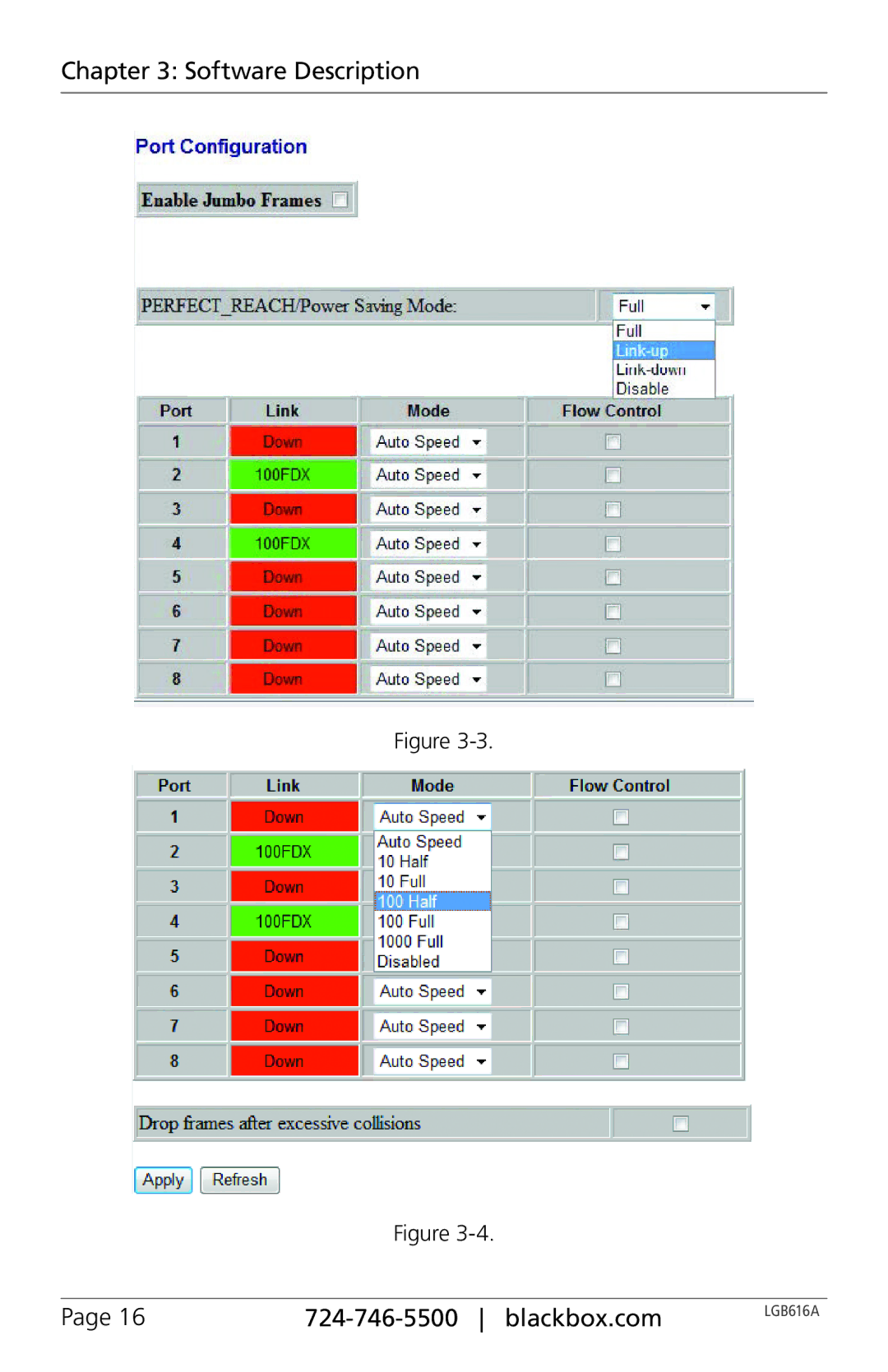 Black Box LGB616A, BLACK BOX 16-Port Web Smart Gigabit Ethernet Switch manual Software Description Blackbox.com 