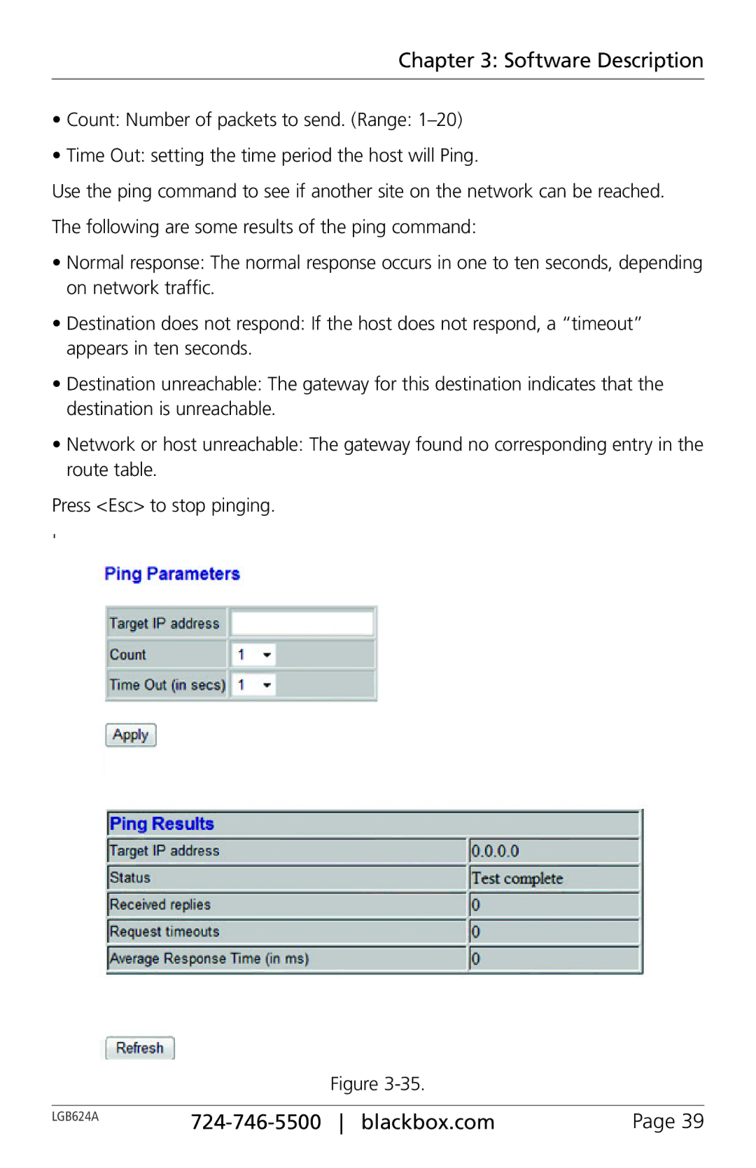 Black Box 24-Port Web Smart Gigabit Ethernet Switch, LGB624A manual Software Description 