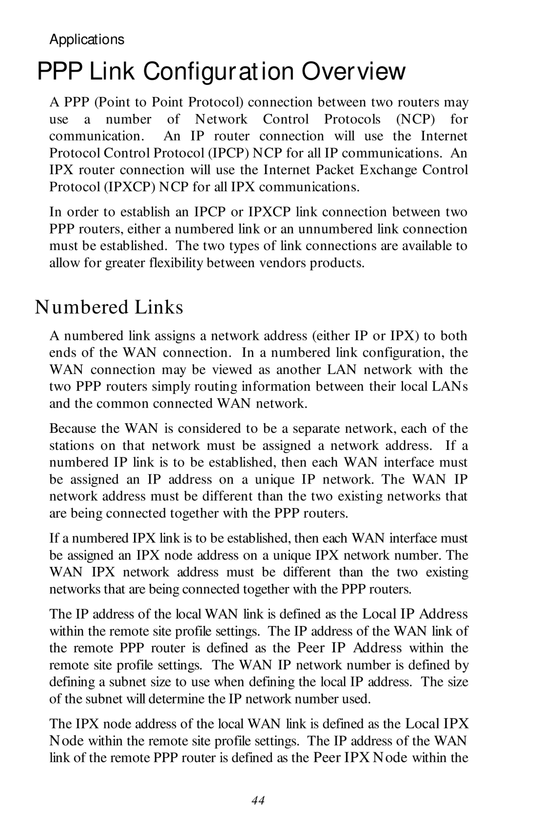 Black Box LR1530A-R3, LR1530A-EU-R3 manual PPP Link Configuration Overview, Numbered Links 