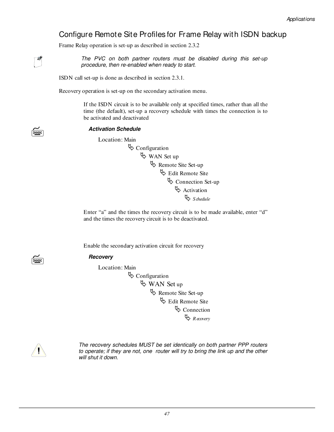 Black Box LR5200A-R2, LR5100A-T manual Schedule, Recovery 