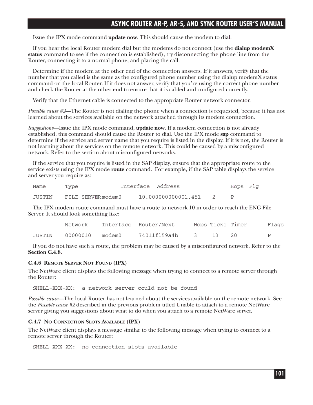 Black Box LRA001A-R2, LRS002A-R2, LRA005A-R2 manual 101 