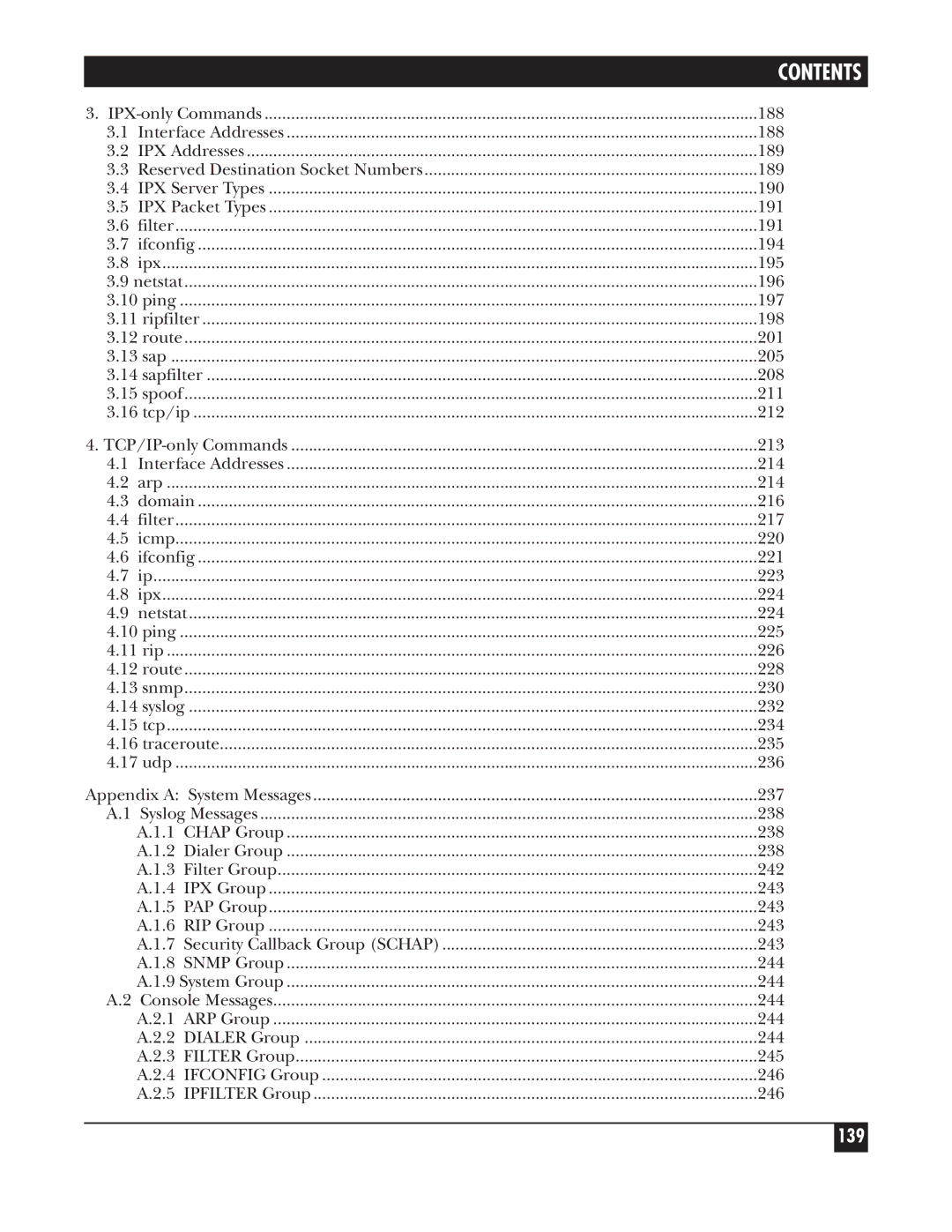 Black Box LRA005A-R2, LRS002A-R2, LRA001A-R2 manual Contents 