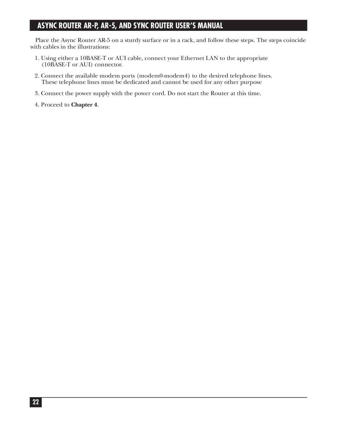 Black Box LRA005A-R2, LRS002A-R2, LRA001A-R2 manual Async Router AR-P, AR-5, and Sync Router USER’S Manual 