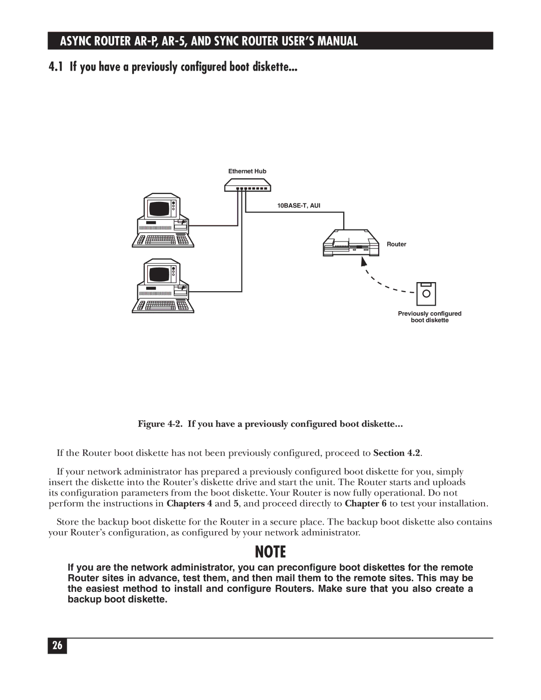 Black Box LRA001A-R2, LRS002A-R2, LRA005A-R2 manual If you have a previously configured boot diskette 