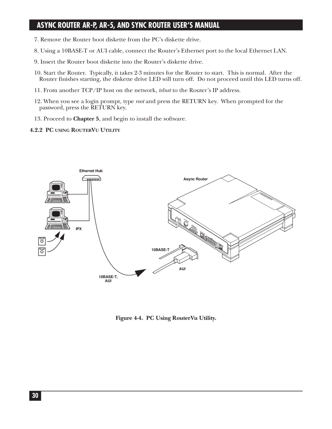 Black Box LRS002A-R2, LRA005A-R2, LRA001A-R2 manual PC Using RouterVu Utility 