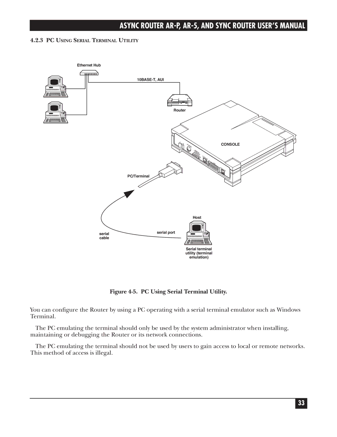 Black Box LRS002A-R2, LRA005A-R2, LRA001A-R2 manual PC Using Serial Terminal Utility 