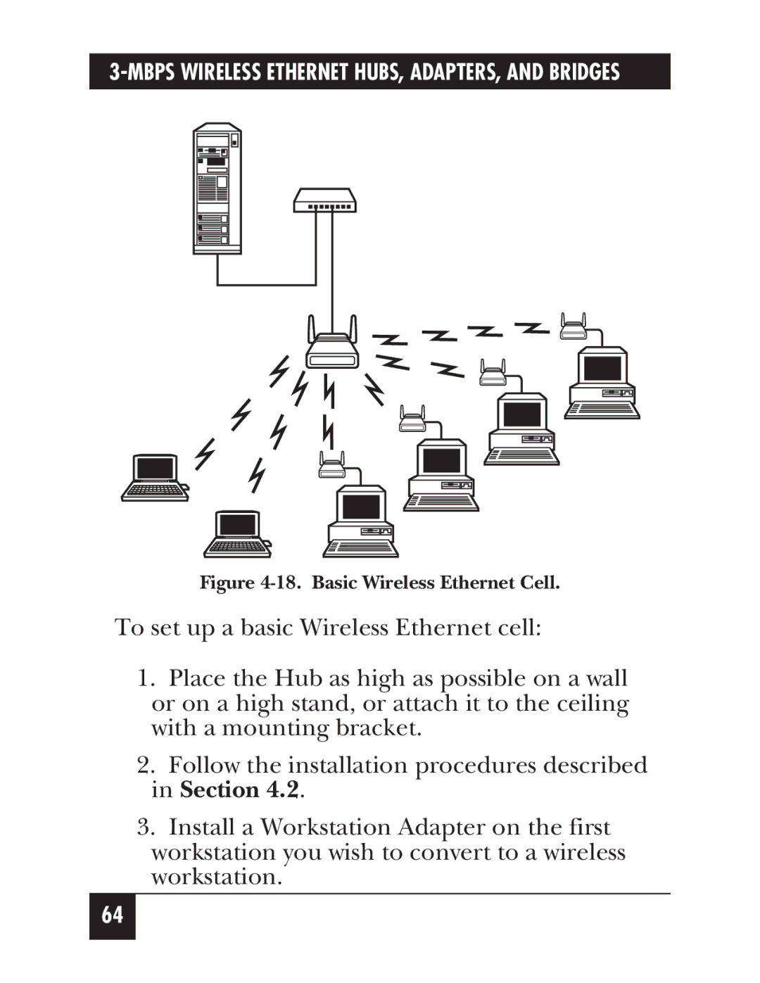 Black Box LW012AE, LW011AE, LW008A, LW005A, LW009A, LW003A, LW002A, LW004A, LW007A, LW010A, LW001A Basic Wireless Ethernet Cell 