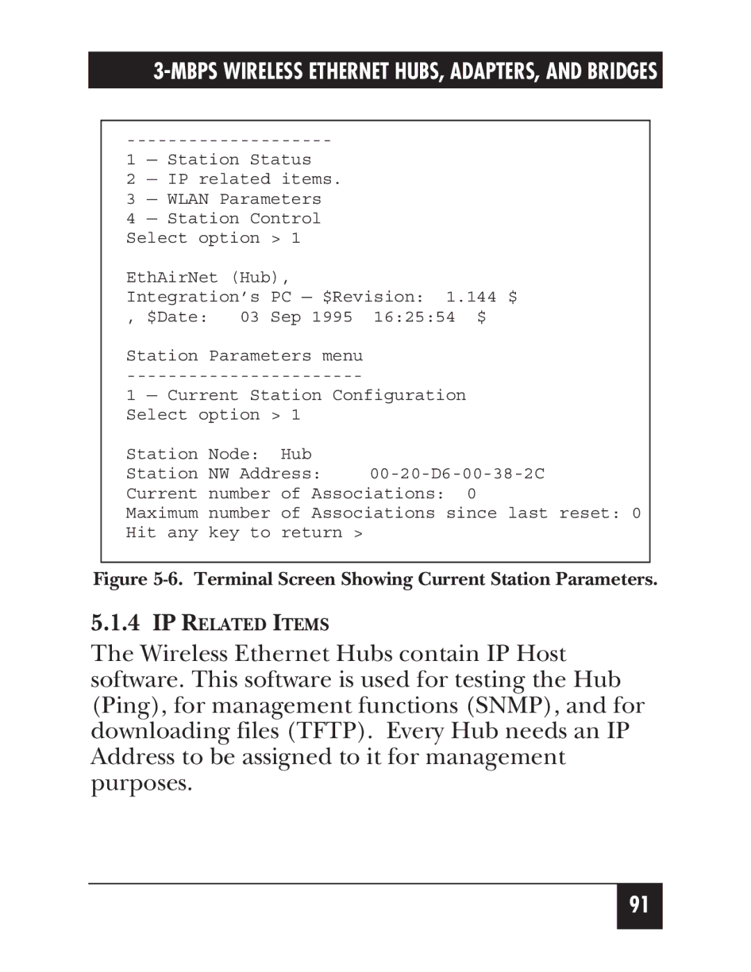 Black Box LW011AE, LW012AE, LW008A, LW005A, LW009A, LW003A, LW002A, LW004A Terminal Screen Showing Current Station Parameters 