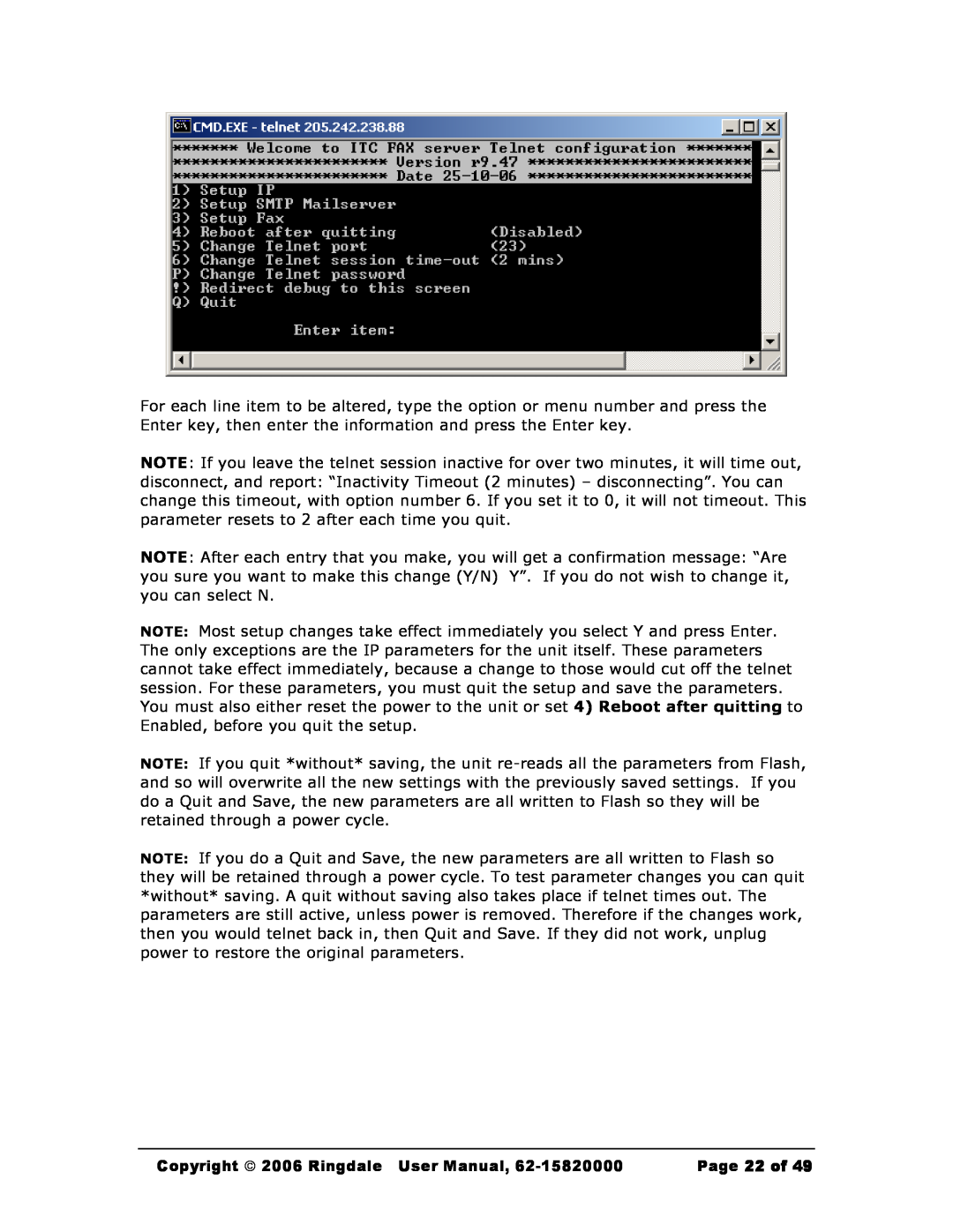Black Box MC200A, Black Box Network Services FaxReceiver user manual Copyright  2006 Ringdale User Manual, Page 22 of 