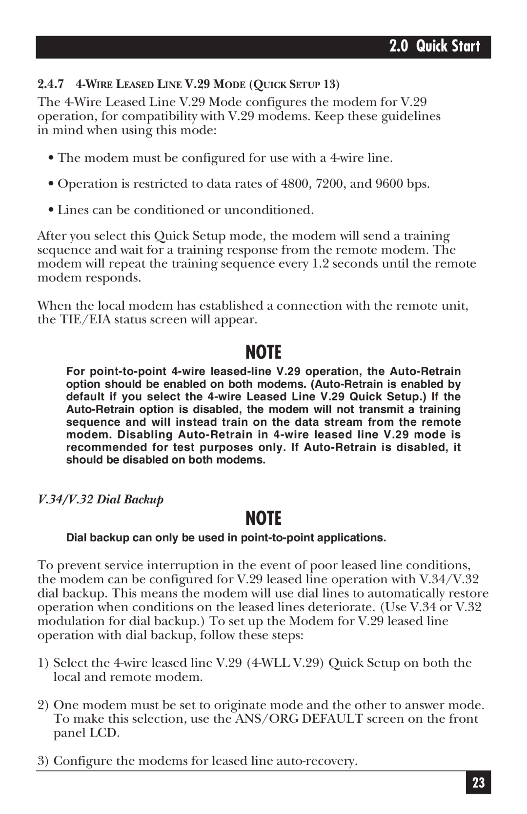 Black Box MD885AE-R2, MD885C-R2, MD885A-R3, 34336 user manual 34/V.32 Dial Backup 