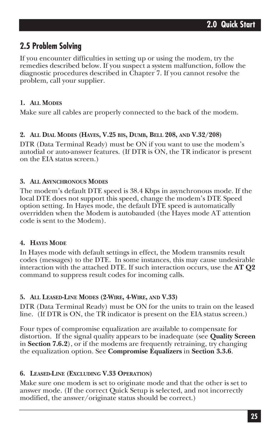 Black Box MD885A-R3, MD885AE-R2, MD885C-R2, 34336 user manual Problem Solving 