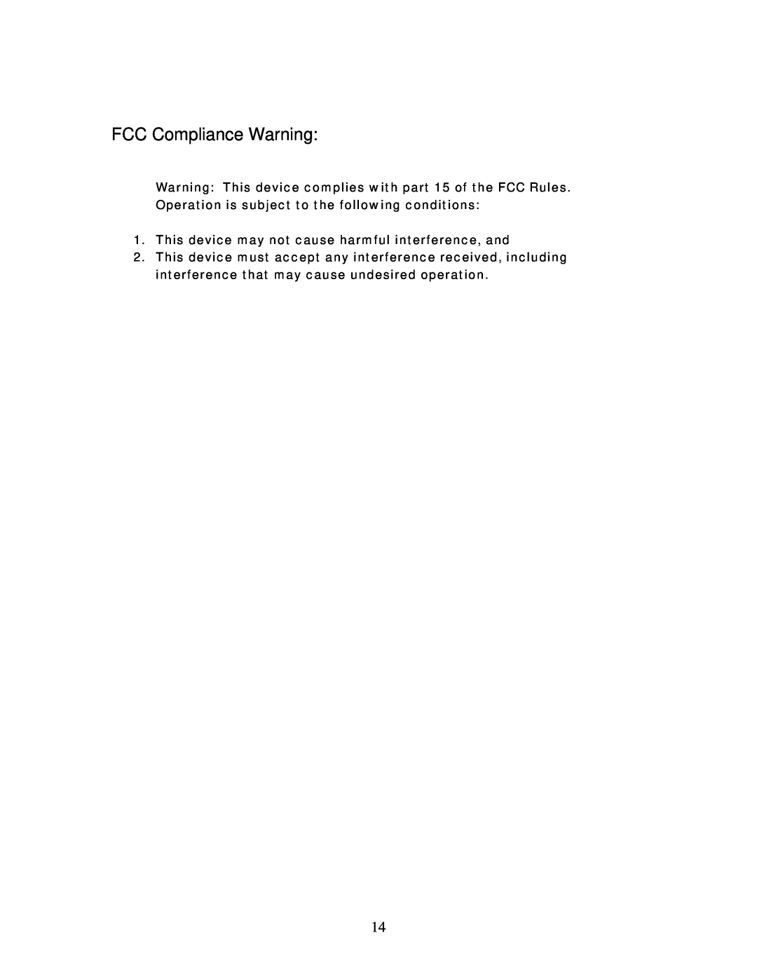 Black Box MDR210A-485 manual FCC Compliance Warning 