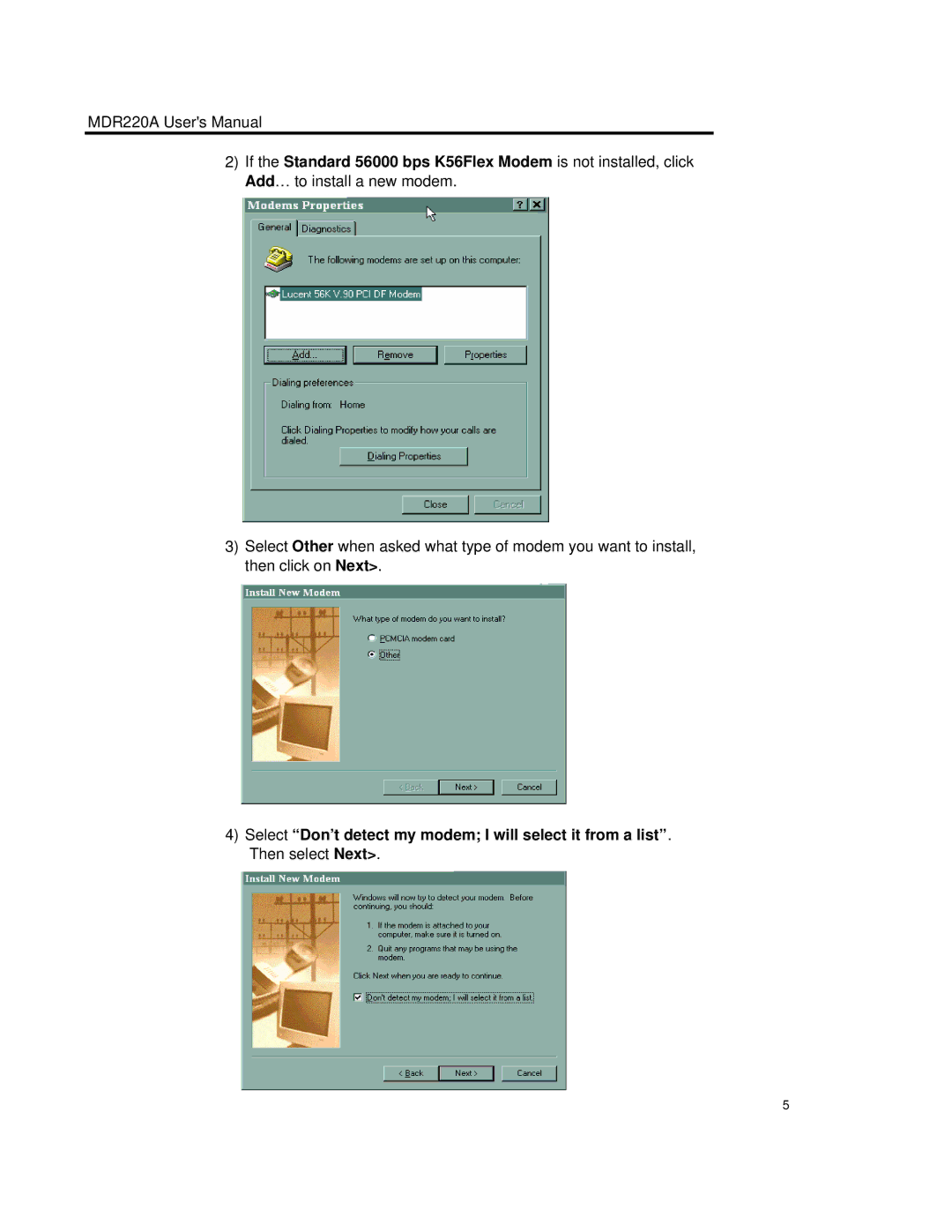 Black Box MDR220A user manual 