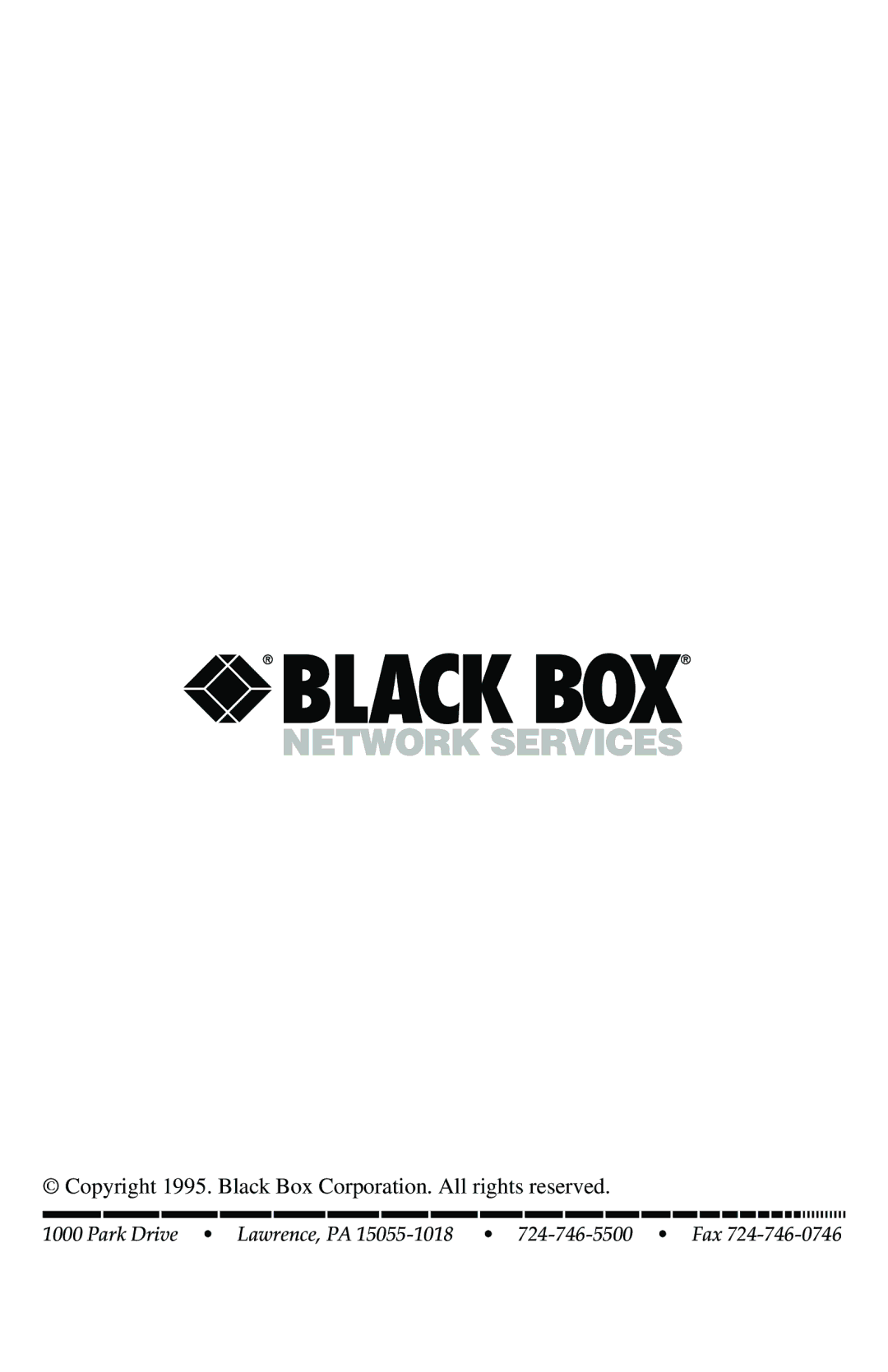 Black Box ME758C-RJ45, ME759C-RJ45, May-95, ME759C-RJ11 manual Copyright 1995. Black Box Corporation. All rights reserved 