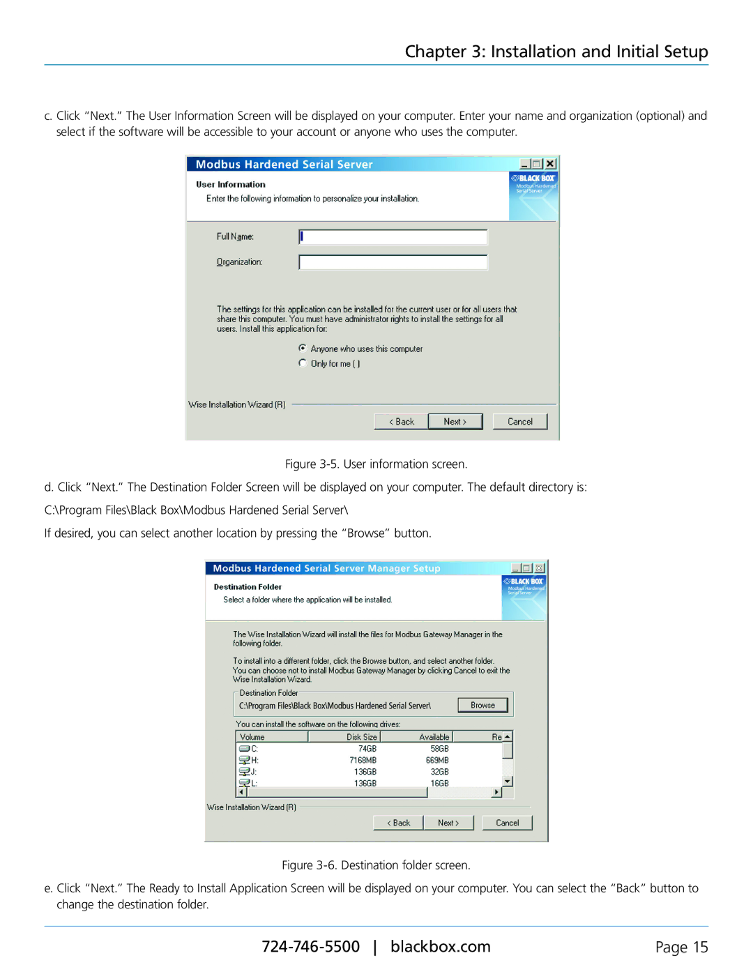 Black Box Modbus Hardened Serial Server, LES431A manual Installation and Initial Setup 