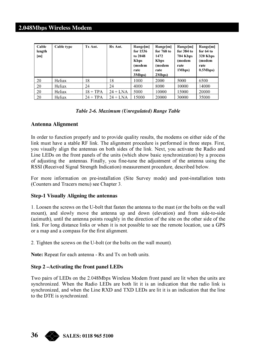 Black Box MWU2000-G703, MWU2000-X21 Antenna Alignment, Visually Aligning the antennas, Activating the front panel LEDs 