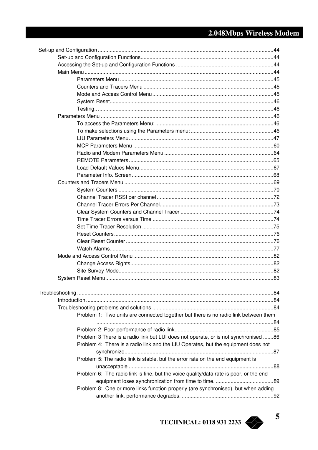 Black Box MWU2000-V35, MWU2000-G703, MWU2000-X21 manual Set-up and Configuration 