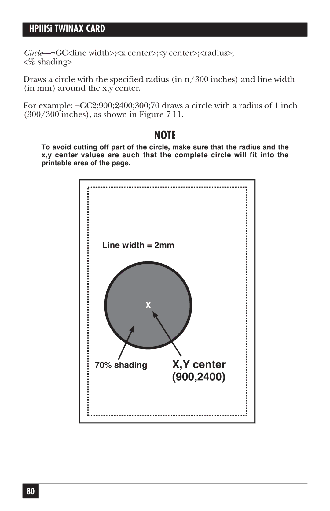 Black Box PC118C-R2 manual Center 