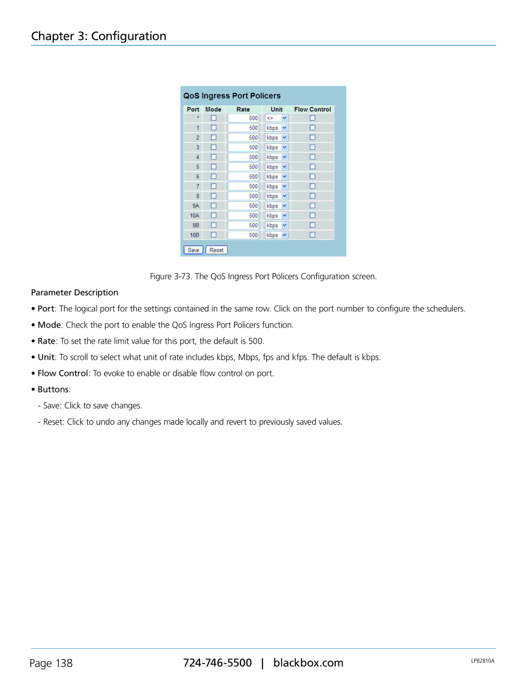 Black Box LPB2848A, LPB2826A, LPB2810A, PoE+ Gigabit Managed Switch Eco user manual Configuration 