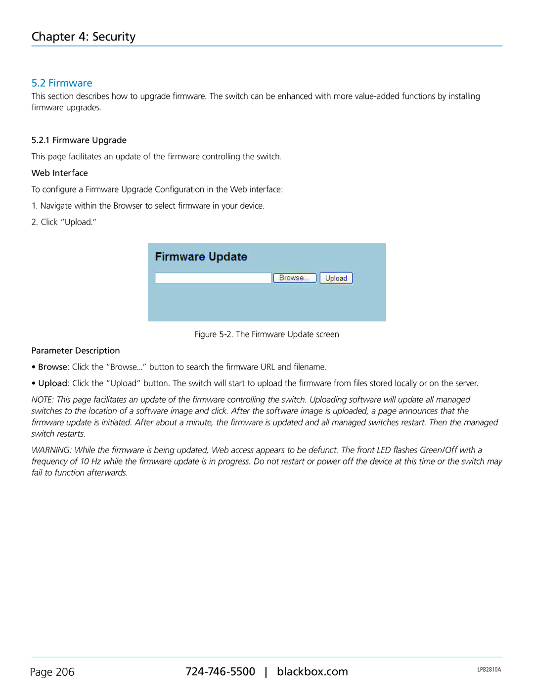 Black Box LPB2848A, LPB2826A, LPB2810A, PoE+ Gigabit Managed Switch Eco user manual Firmware 