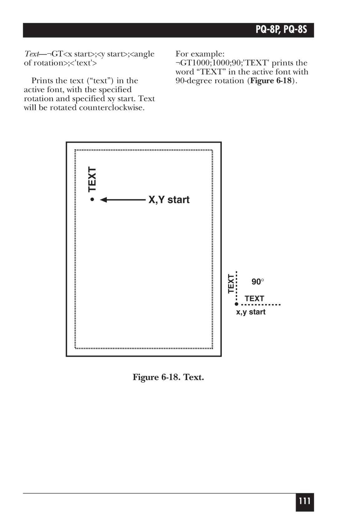 Black Box PQ-8S, PQ-8P manual Text 