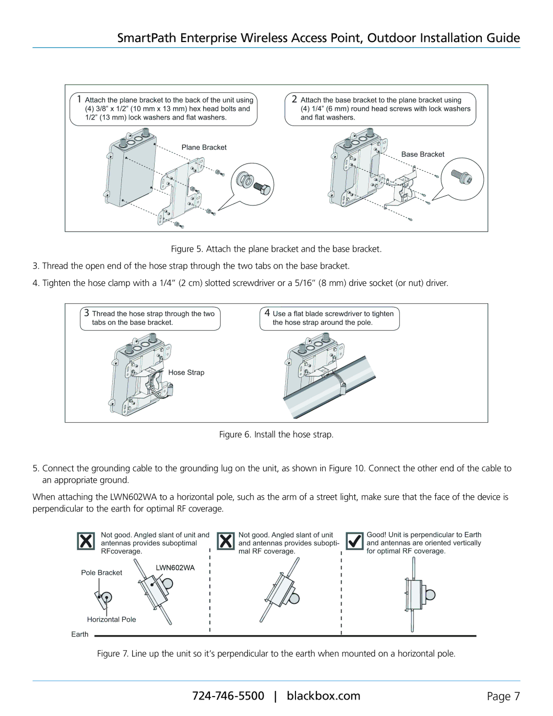 Black Box SmartPath Enterprise Wireless Access Point, LWN602WA manual Blackbox.com 