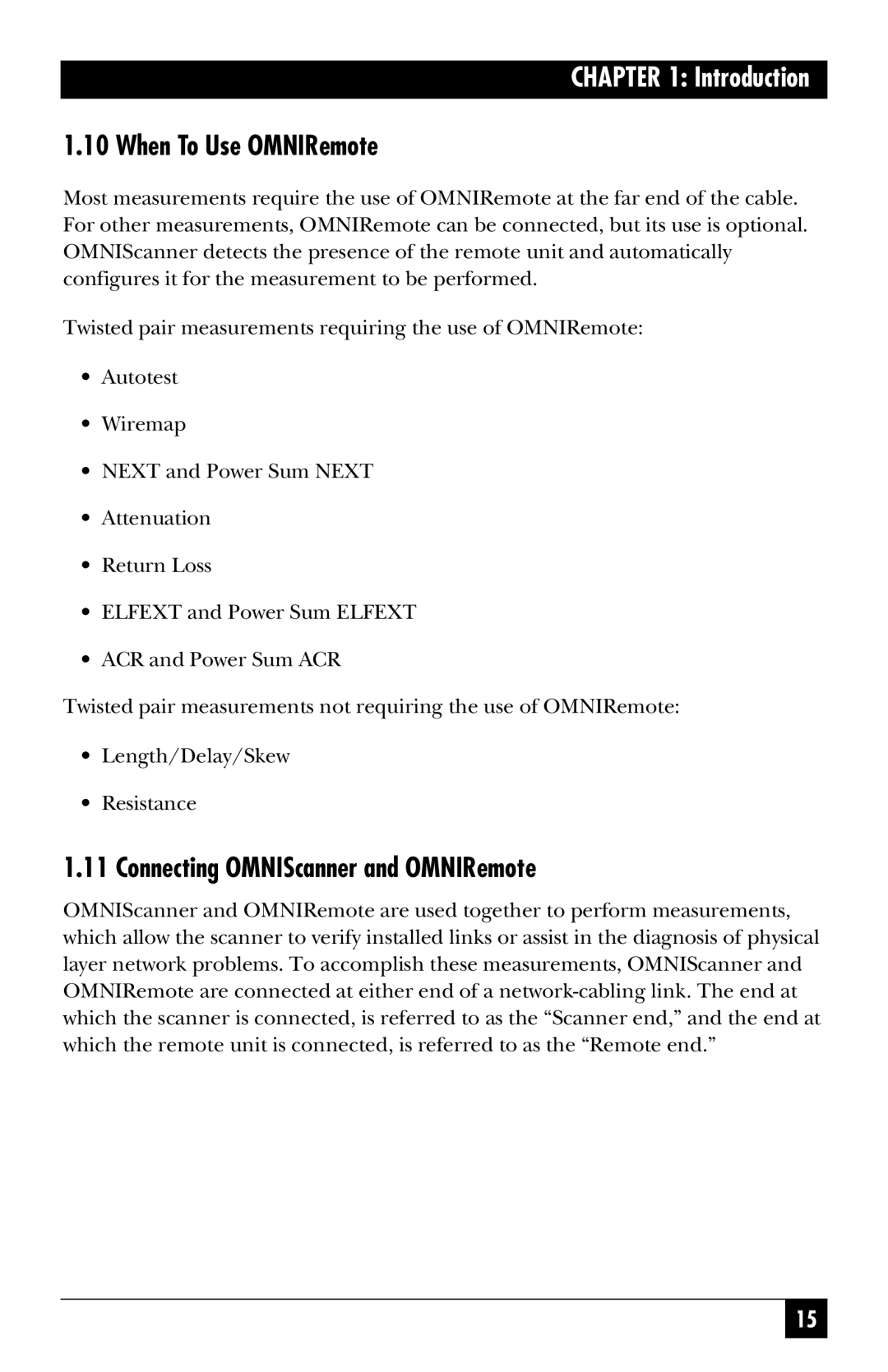 Black Box TS1000A-R5, TS1003A, TS1002A manual When To Use OMNIRemote, Connecting OMNIScanner and OMNIRemote 