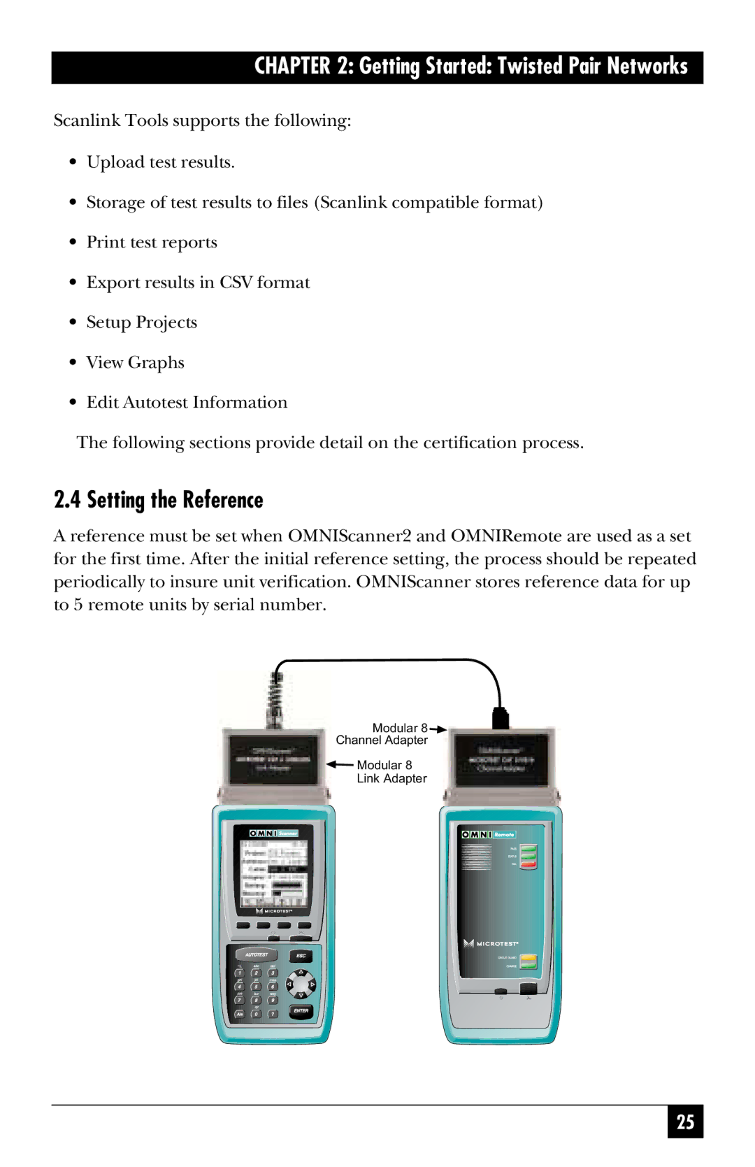 Black Box TS1003A, TS1002A, TS1000A-R5 manual Setting the Reference 