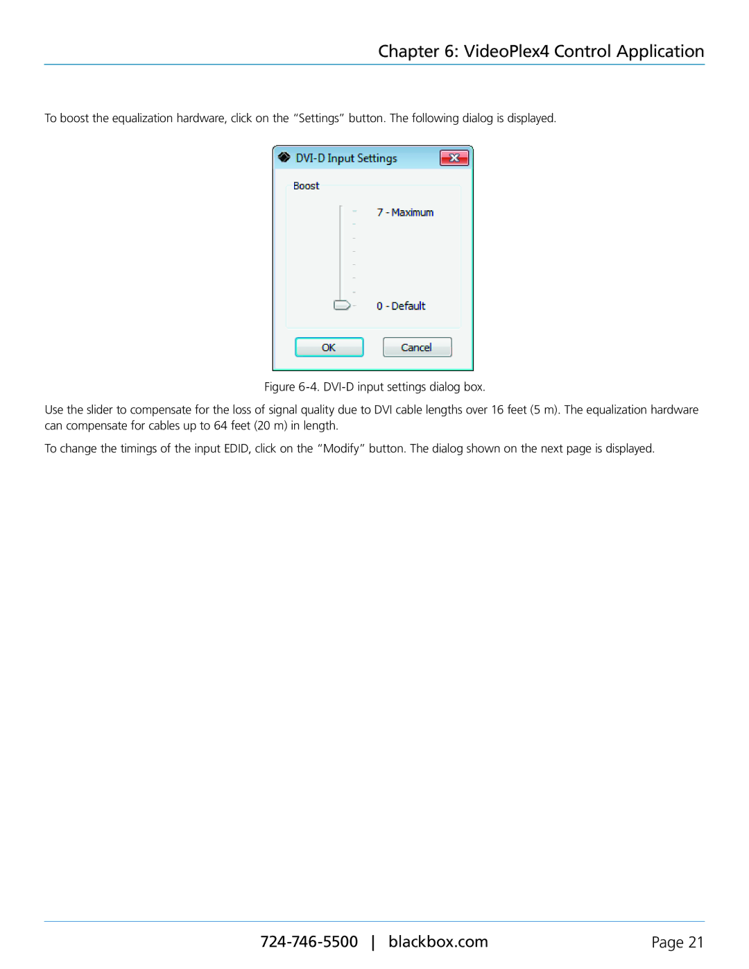 Black Box VideoPlex4 Video Wall Controller, VSC-VPLEX4 manual VideoPlex4 Control Application 