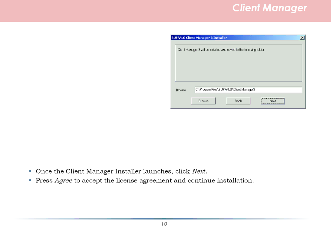 Black Box WLI-CB-G54HP user manual Client Manager 