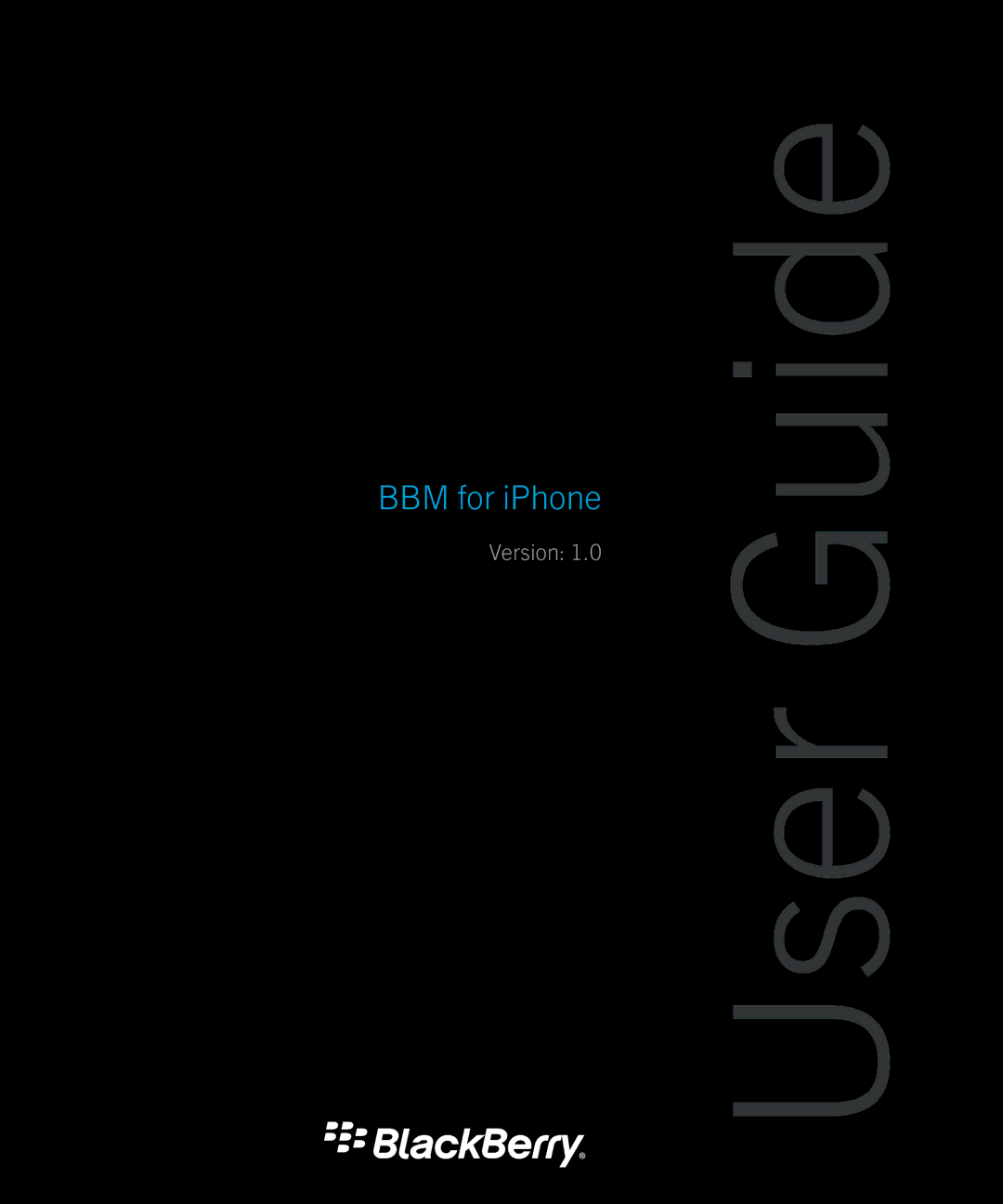 Blackberry 1 manual User Guide 