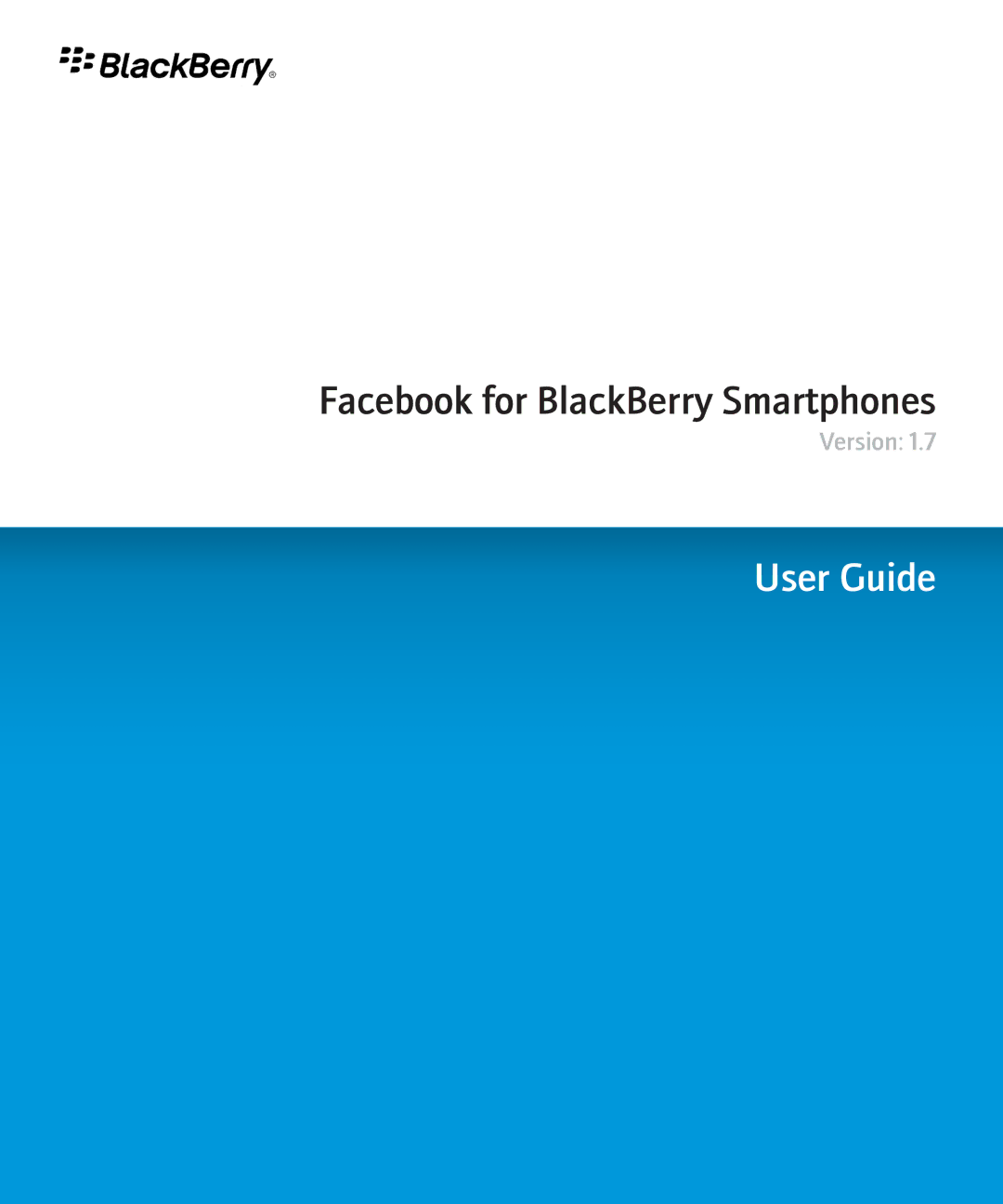 Blackberry 1.7 manual User Guide 