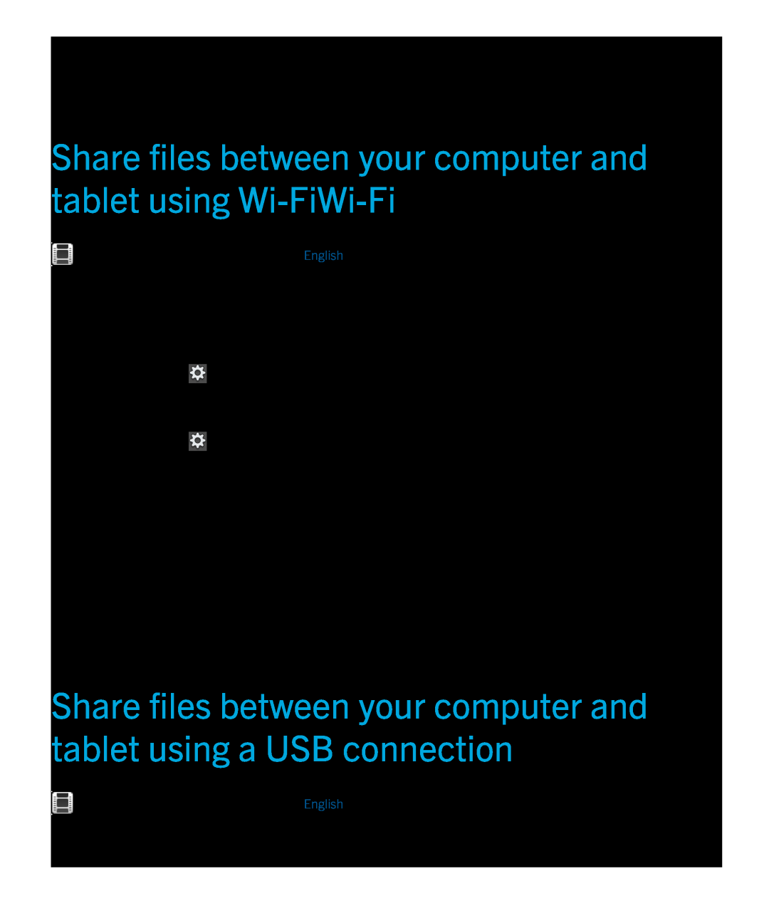 Blackberry 2.0.1 manual Share files between your computer and tablet using Wi-FiWi-Fi 