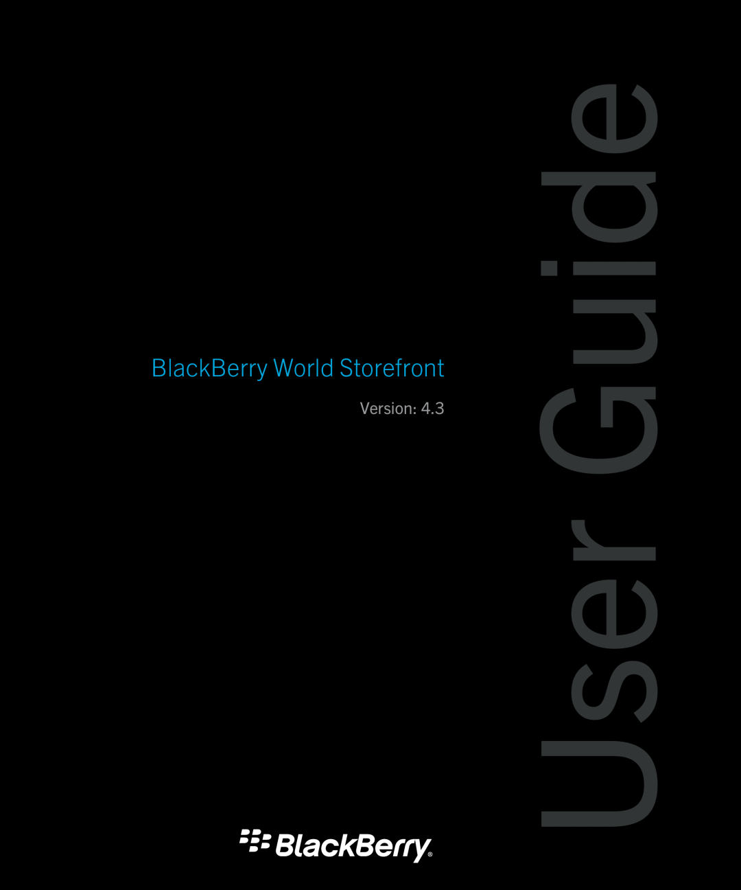 Blackberry 4.3 manual User Guide, BlackBerry World Storefront, Version 