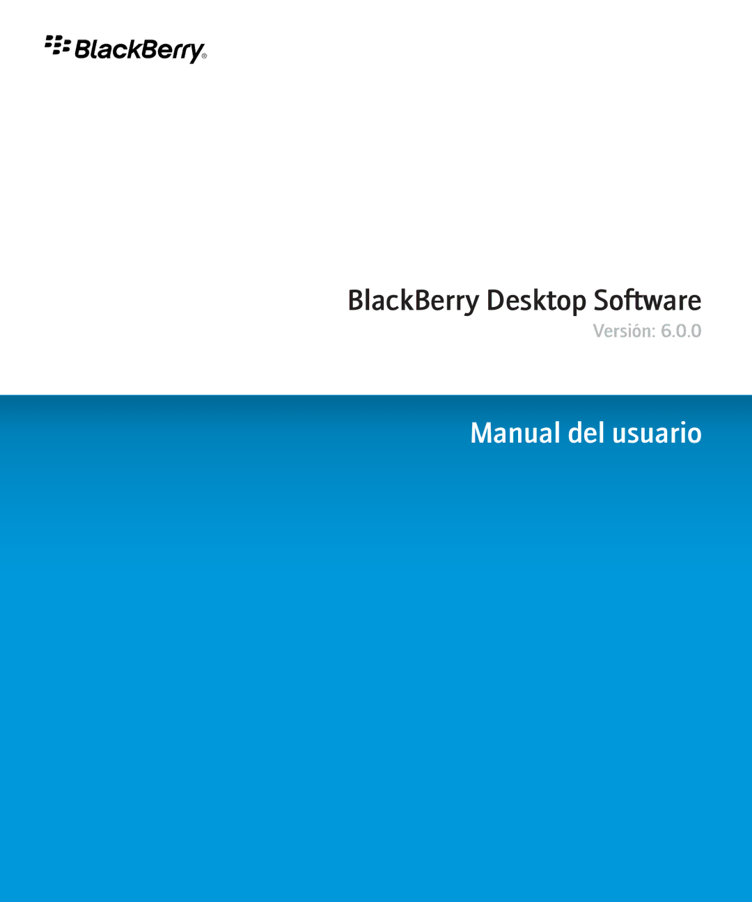 Blackberry 6.0.0 manual Manual del usuario 