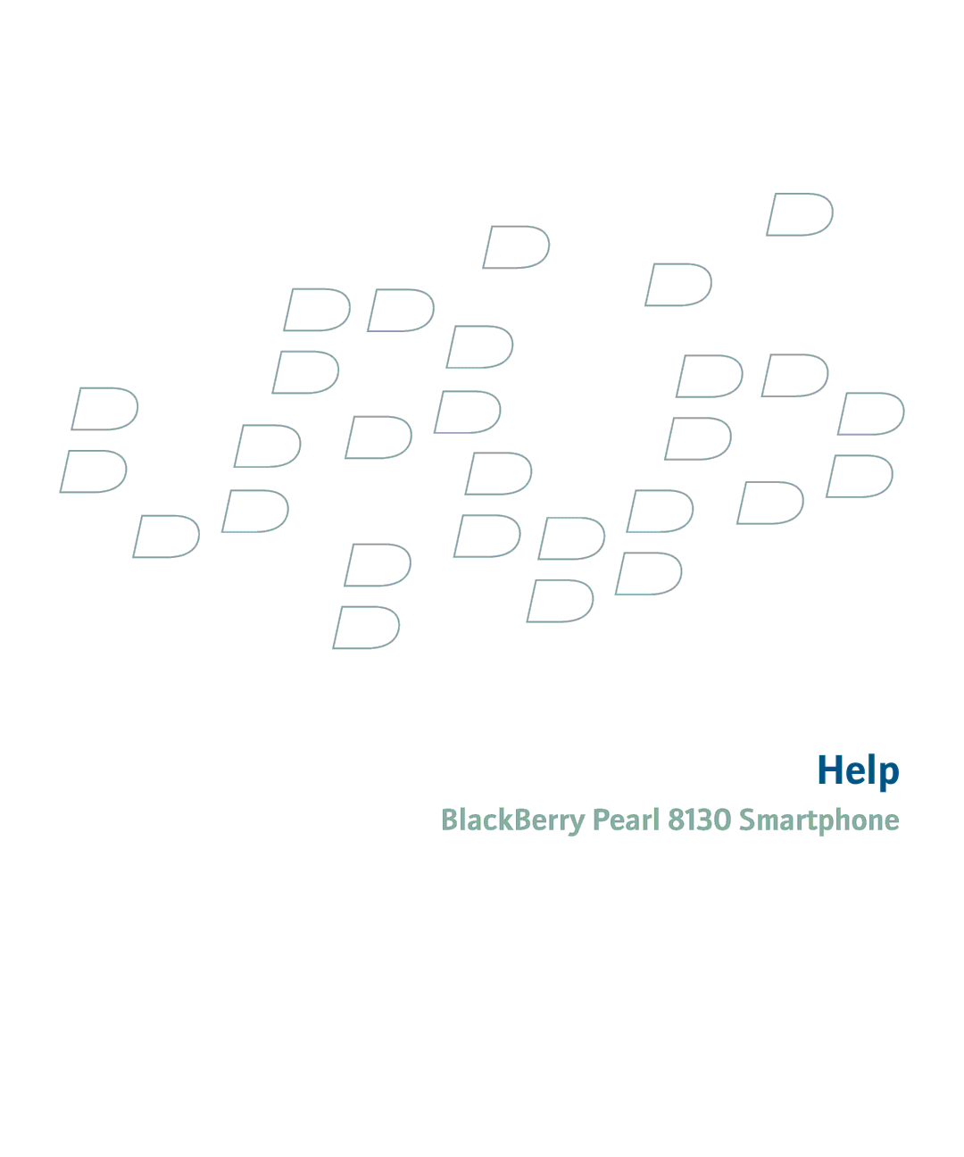 Blackberry 8130 manual Help 