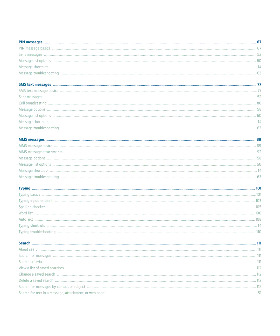 Blackberry 8320 manual 101 