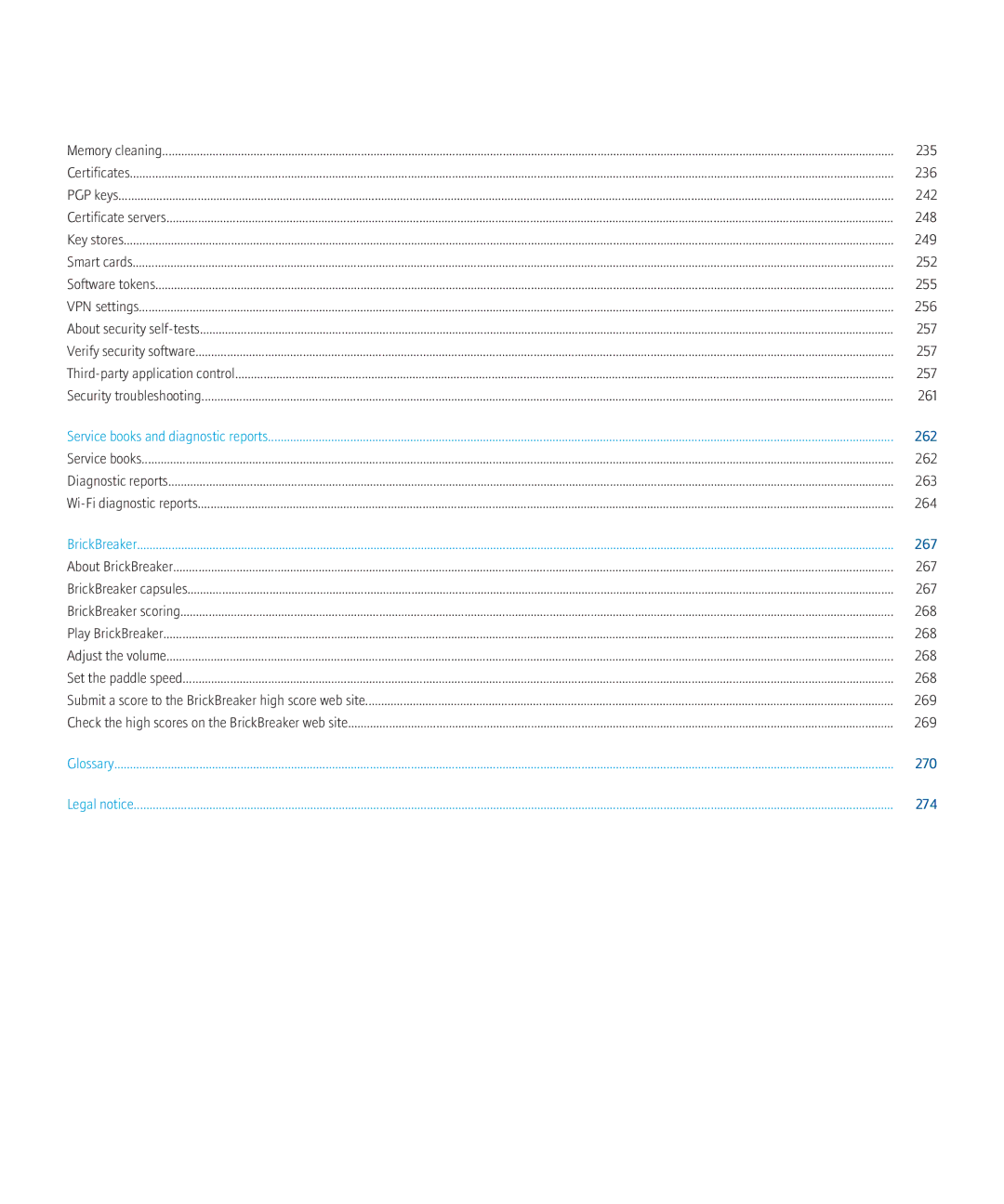 Blackberry 8520 manual 262 