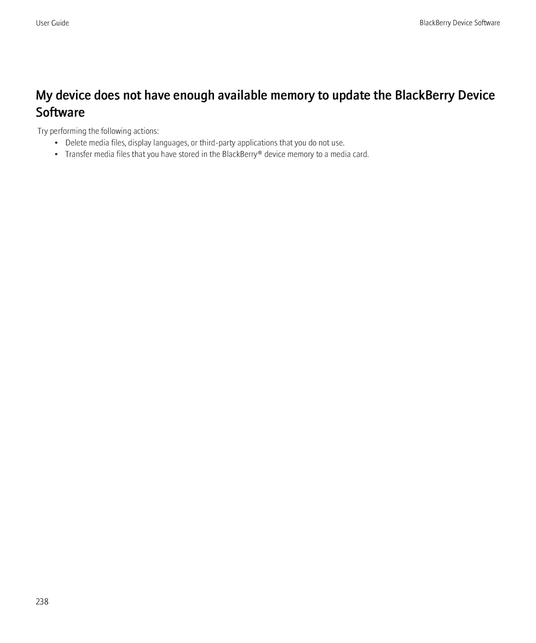 Blackberry 8900, 8910 manual User Guide 