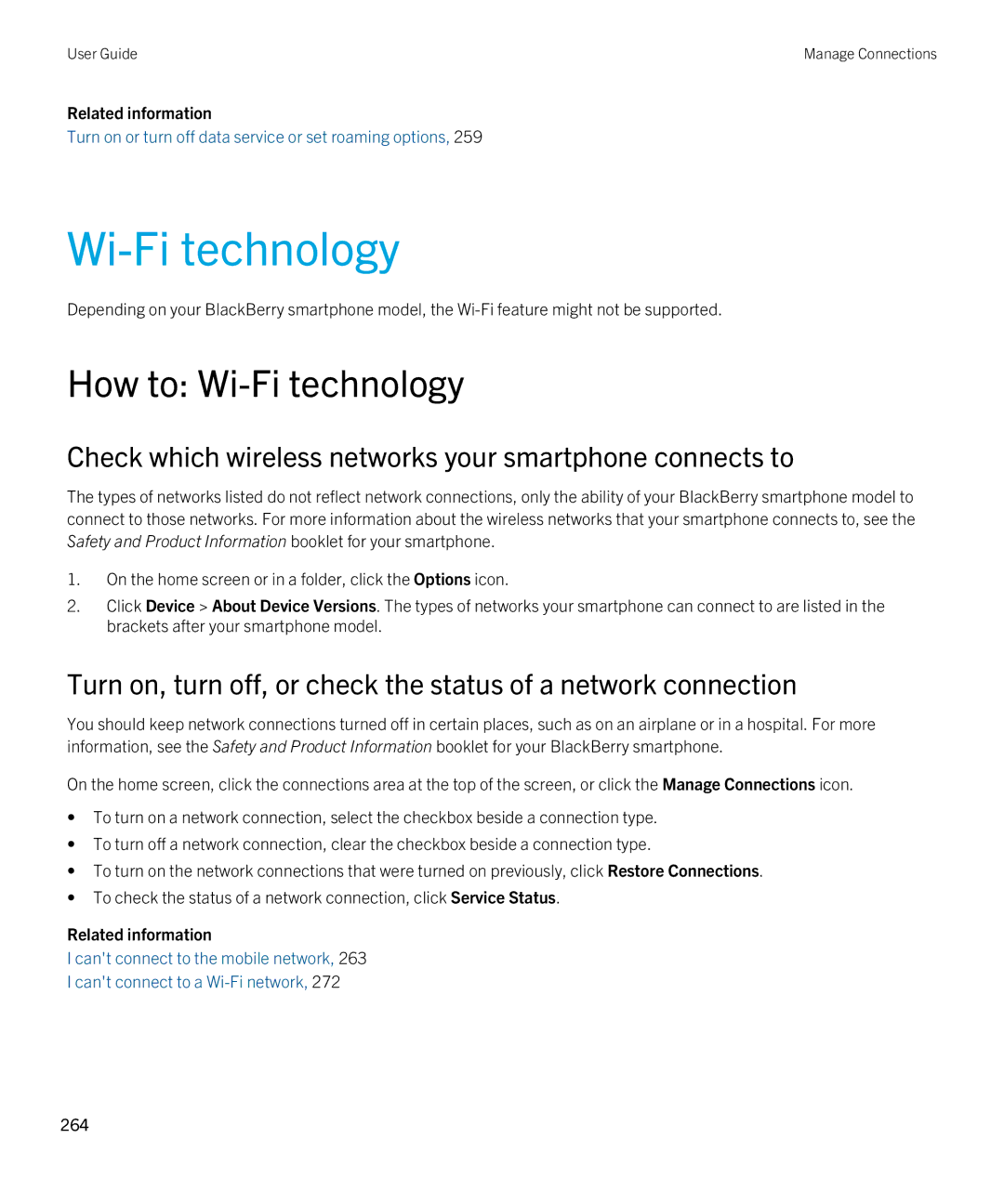 Blackberry 9380 manual How to Wi-Fi technology 