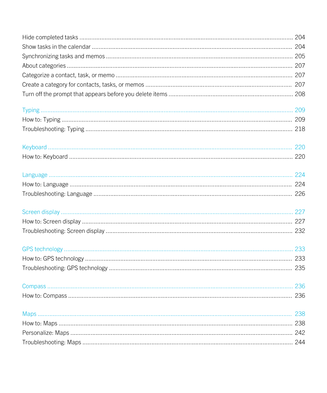 Blackberry 9380 manual 209 