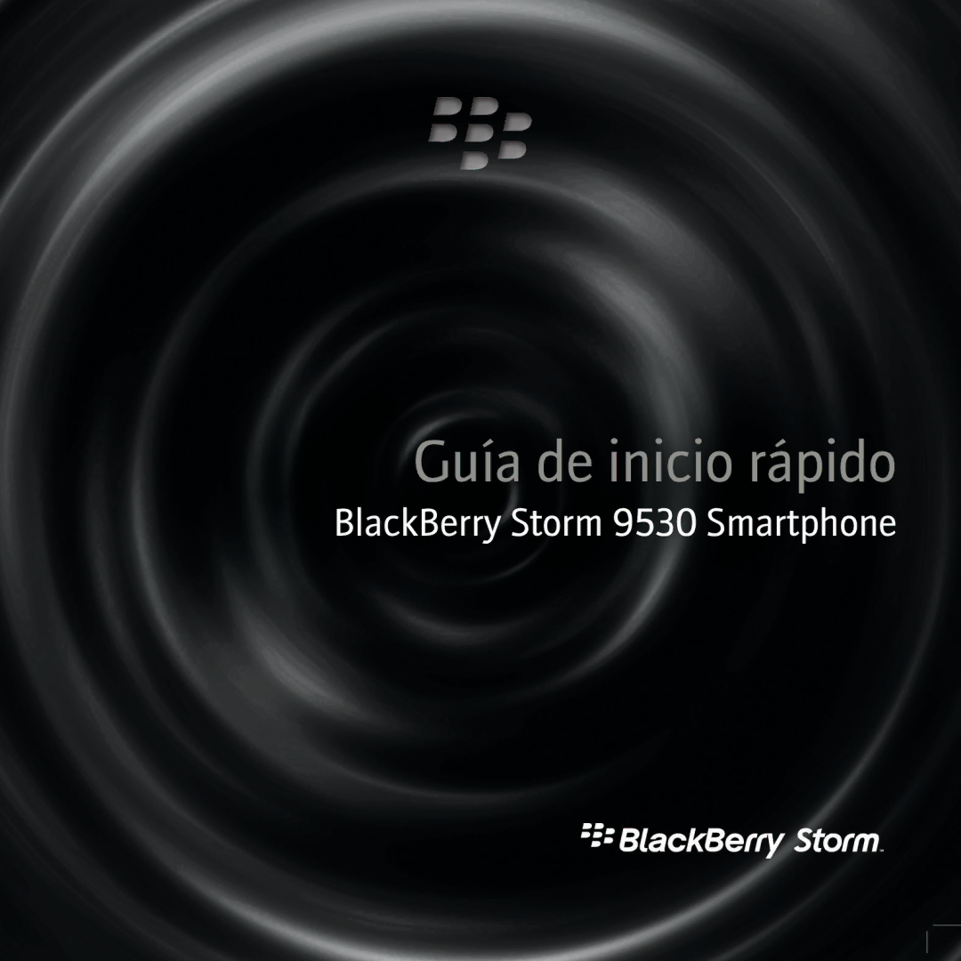 Blackberry 9530 manual Guía de inicio rápido 