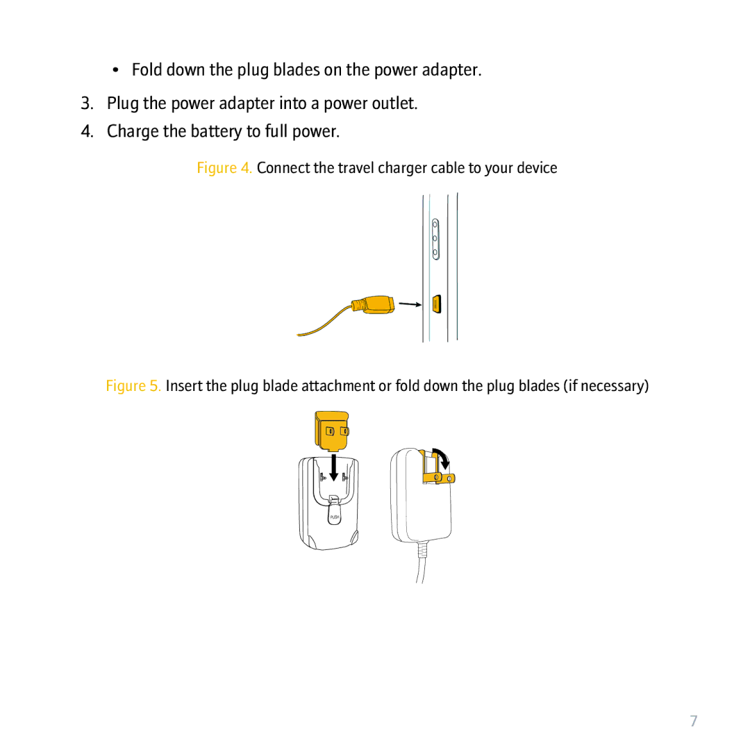 Blackberry 9530 manual Connect the travel charger cable to your device 