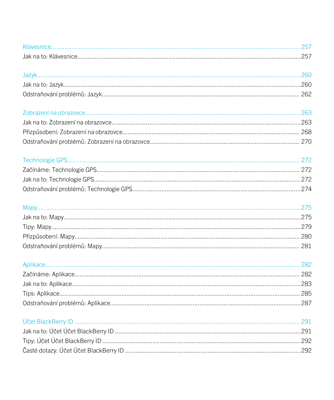 Blackberry 9720 manual 257 